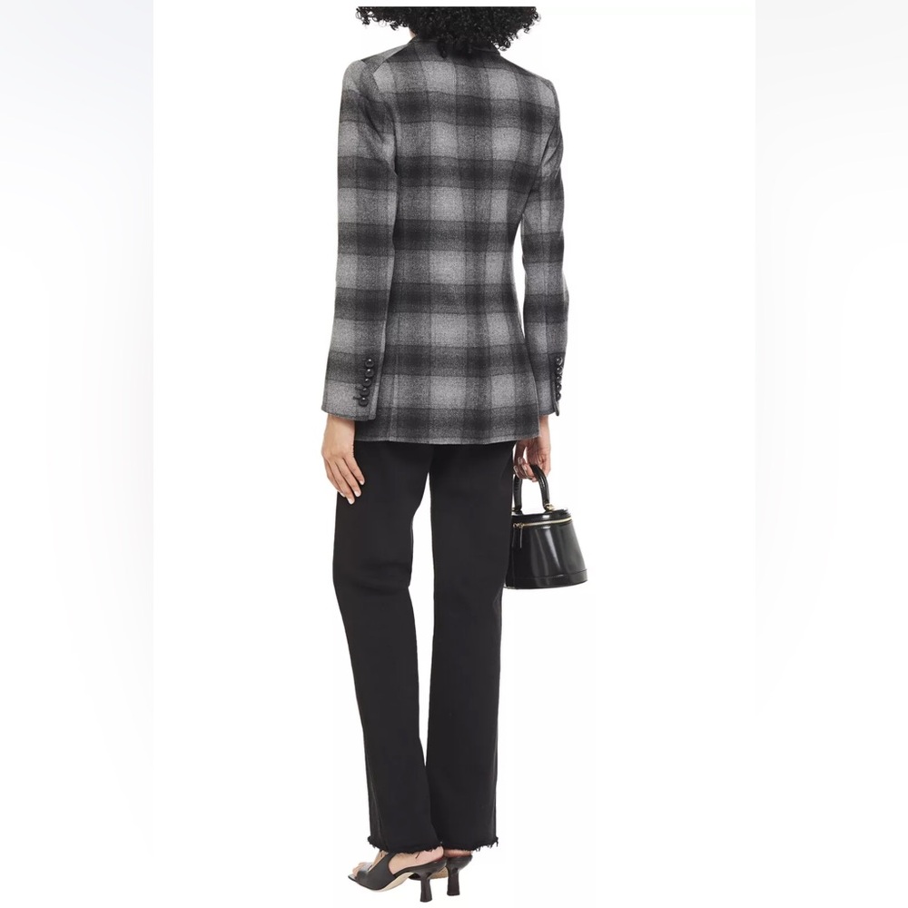 Veronica Beard Black and Gray Plaid Blazer - Picture 5 of 15